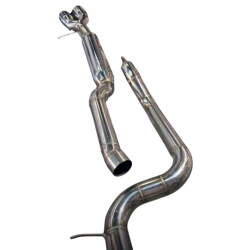 Catback Inox 304 Jetta 200/211 – 2,5” com Ponteira Dupla 3” Plug and Play