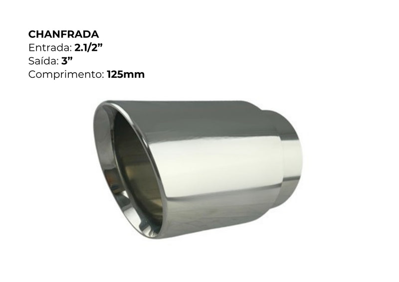 Ponteira Chanfrada Saída 3