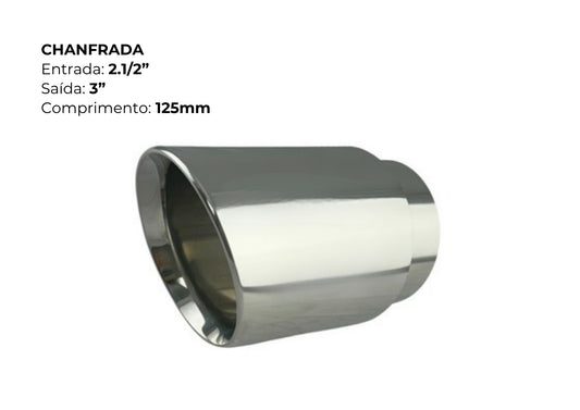 Ponteira Chanfrada Saída 3