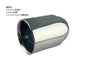 Ponteira Reta Inox — Entrada 2½″ | Saída 4½″ | 150mm (Premium Inox 304 Polido)