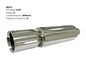 Ponteira Reta Inox 304 — Entrada 2½″ | Saída 4″ | 500mm (Premium Performance)