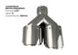 Ponteira Dupla Chanfrada Inox Recuo Esquerdo — Entrada 2½″ | Saída 4″ | 250mm (Premium Performance)