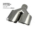 Ponteira Dupla Chanfrada Recuo Direito Inox 304