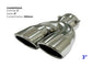 Ponteira Dupla Chanfrada Inox Espelhado — Entrada 3″ | Saída 3″ | 200mm (Linha Premium)